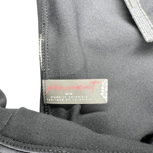 Free People Movement Women's Size Medium Black Athletic Sports Bra - Picture 4 of 6